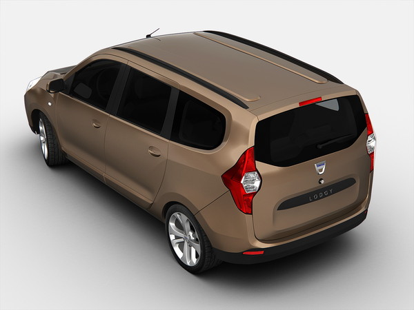 3d dacia car model - Dacia Lodgy (2013)... by Swan3DStudios